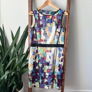 Abstract Multicolor Dress